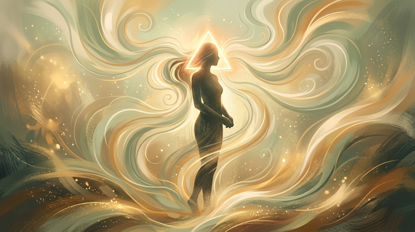 Illustrazione del bodygraph Human Design con il centro Ajna evidenziato in verde, simbolo della mente e dell'ansia